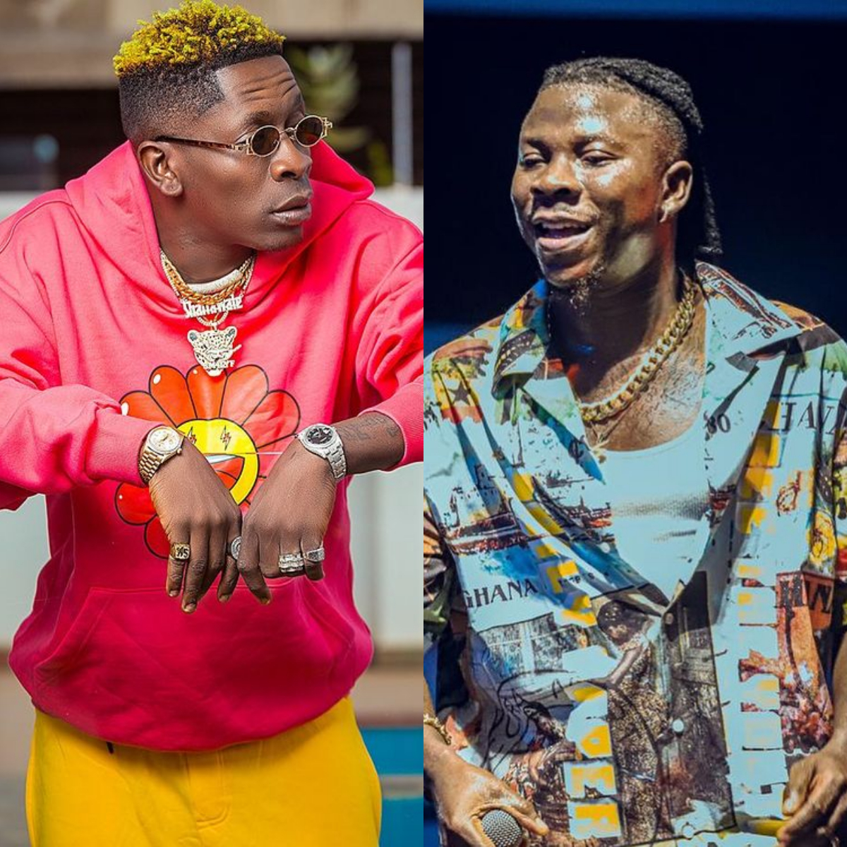 Shatta Wale Lauds Stonebwoy After Concert