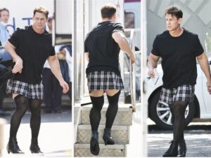 John Cena Wearing Mini Skirt And High Heels