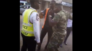 Police And Military Exchange Blows At Accra Central