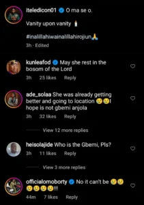 Gbemi Anjola 33 Killed By Cancer