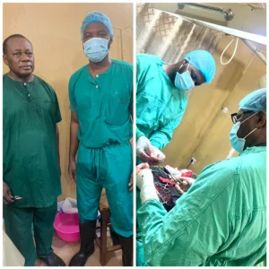 Father And Son Doctors Perform Surgery Together