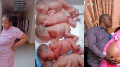 Nigerian Woman Welcomes Quintuplets After 9 Years