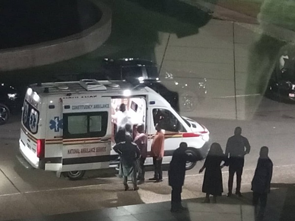 Nanton MP Rushing to Hospital