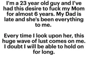 A 23-Year-Old Boy Express Desire To S"x His Mother