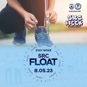 Before anything begins, the programme will start with a float on. We need to keep fit to withstand the pressure that comes with it. Teachers and students will be present at the float.