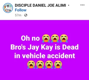 Comedian Jay Kay Dies In Fatal Accident