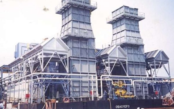 Osagyefo power barge