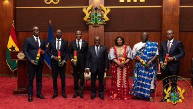 President Nana Akufo-Addo Swears-in 6 New Envoys