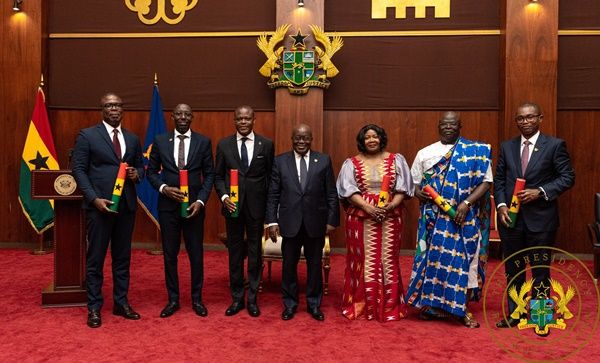 President Nana Akufo-Addo Swears-in 6 New Envoys