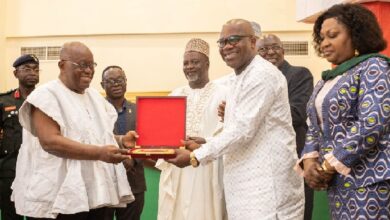 ECOWAS Parliament celebrates retiring Secretary-General John Azumah.