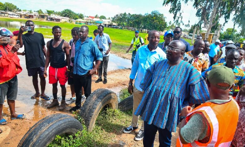Mahamudu Bawumia calls for long-term solutions to Akosombo Dam spillage