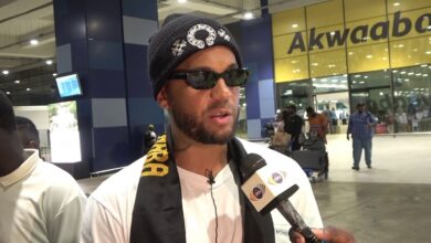 Ryan Bertrand UEFA CL winner arrives in Ghana