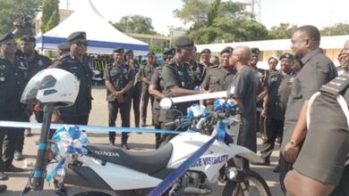 ECG presents 200 motorbikes to Police