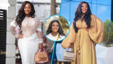 Jackie Appiah rocks Ghc4,800 Jil Sander T-shirt and Ghc47,900 chanel bag; fans react