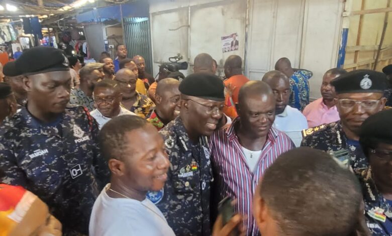 Traders hail IGP Dampare for making Kantamanto safer