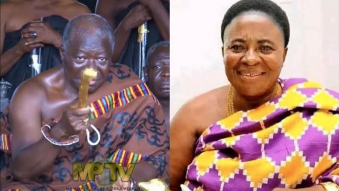 Asantehene destools queen mother of Offinso