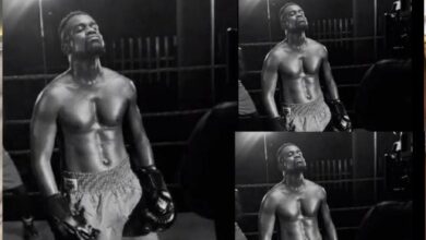 Sarkodie shows off boxing skills to scare off enemies [Video]