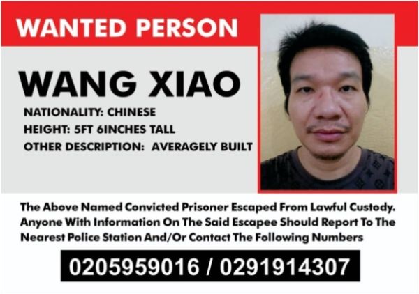 Chinese inmate at Nsawam