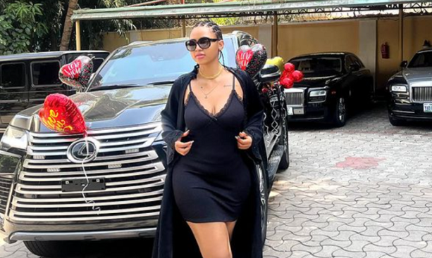 Regina Daniels husband gift her brand new car as Val’s gift