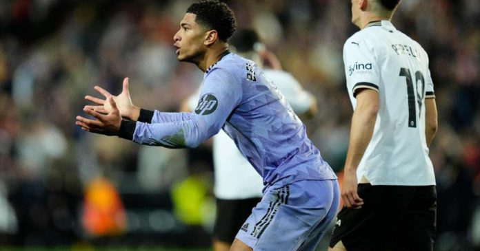 Bellingham sent off after Real Madrid draw at Valencia