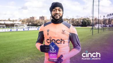Crystal Palace crowns Jordan Ayew as Player of The Month