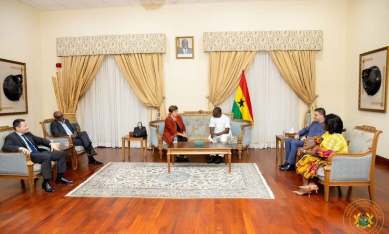IMF boss arrives in Ghana; will meet Akufo-Addo, Finance Minister, BoG Governor