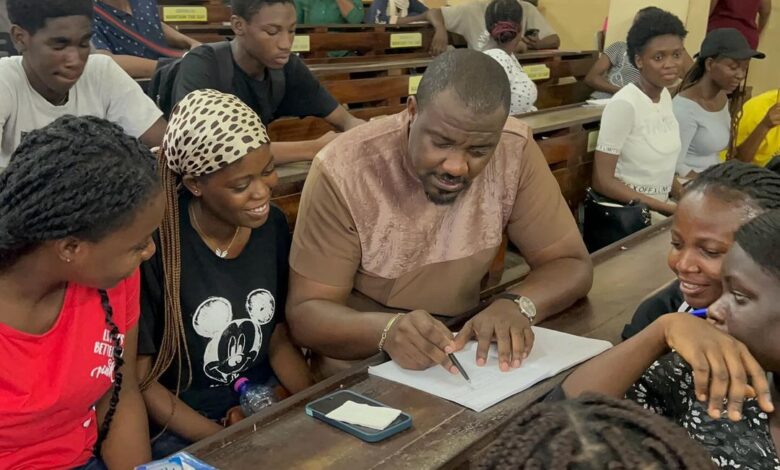 John Dumelo organizes free tutorial session for University of Ghana students ahead of exams