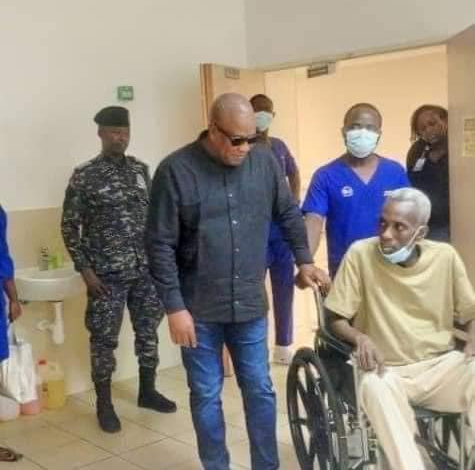 John Mahama visits K.K Kabobo