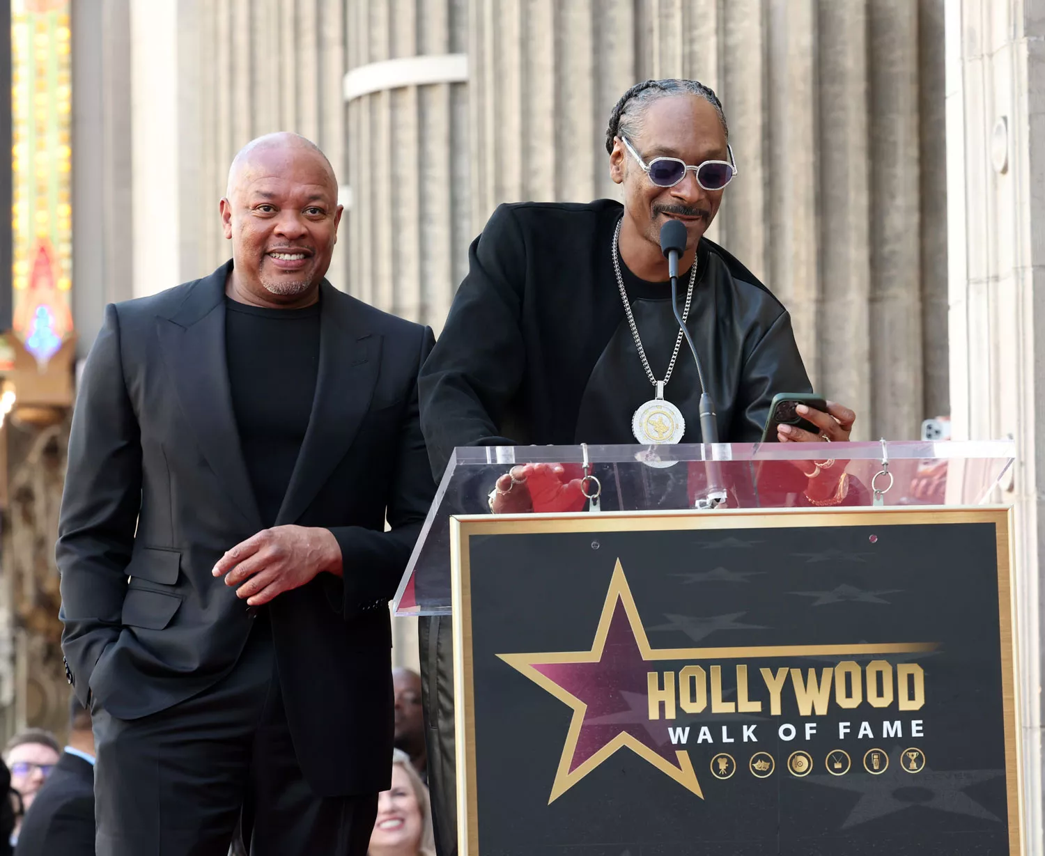 Snoop Dogg, Eminem and 50 Cent honours Dr. Dre at Hollywood Walk of ...