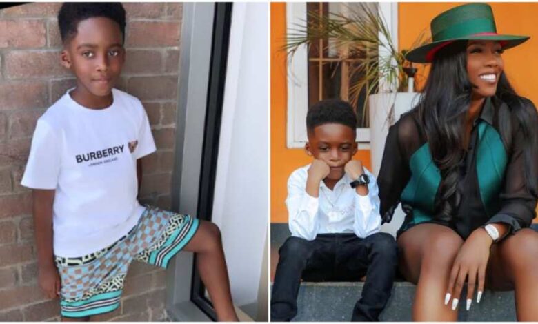 Tiwa Savage’s son opens up about his mother’s admirers