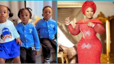 Obofour’s wife celebrates triplets’ 4th birthday
