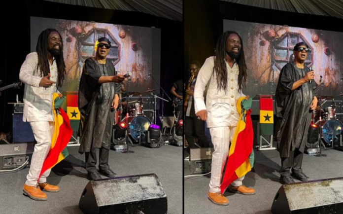 Rocky Dawuni reunites with Stevie Wonder for birthday celebration in Ghana