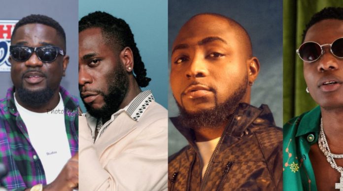 Sarkodie claims seniority over Davido, Wizkid, and Burna Boy in latest track