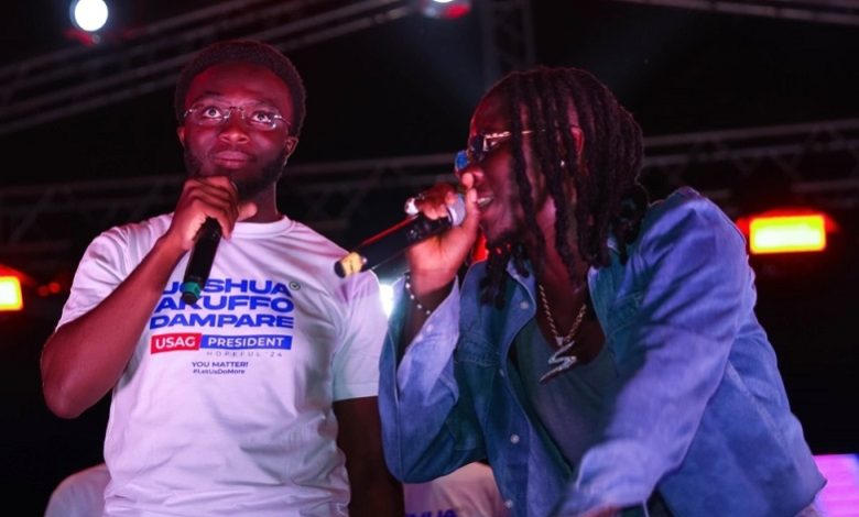 Stonebwoy endorses Joshua Dampare for USAG Presidency