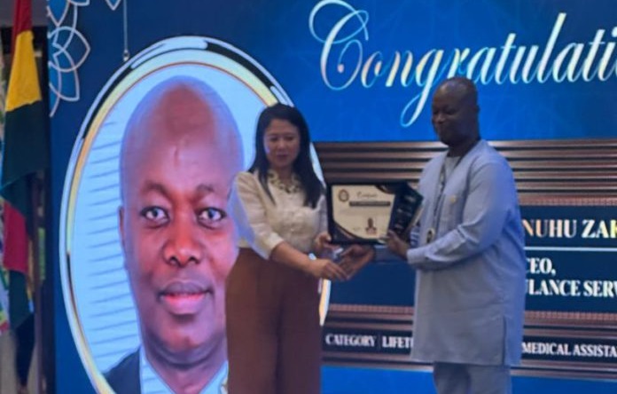 National Ambulance Service CEO honoured at African Public Service