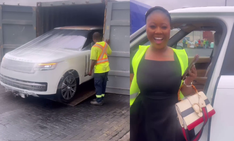 Social media users reacts to Salma Mumin's new Range Rover