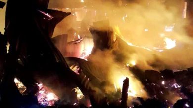 Fire guts parts of Kasoa New Market