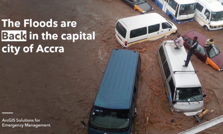 Heavy rains flood parts of Greater Accra